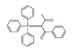 1-phenyl-2-(triphenyl-λ5-phosphanylidene)butane-1,3-dione Structure