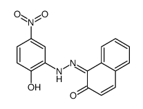 1-[(2-hydroxy-5-nitrophenyl)azo]-2-naphthol Structure