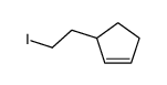 3-(2-iodoethyl)cyclopentene Structure