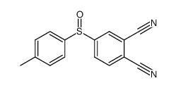 4-(p-tolylsulfinyl)phthalonitrile Structure