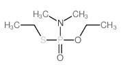 N-(ethoxy-ethylsulfanyl-phosphoryl)-N-methyl-methanamine结构式