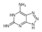 5,7-Diamino-1H-1,2,3-triazolo[4,5-d]pyrimidine结构式