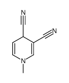 1-methyl-4H-pyridine-3,4-dicarbonitrile structure