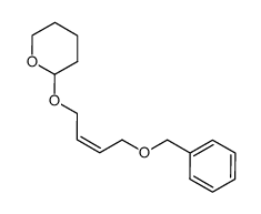 4-benzyloxy-1-O-tetrahydropyranyl-2-Z-buten-1-ol Structure