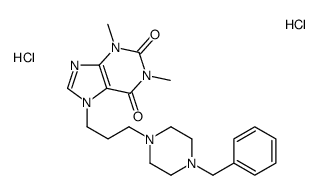 Theophylline, 7-(3-(4-benzyl-1-piperazinyl)propyl)-, dihydrochloride picture