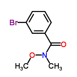 3-Bromo-N-methoxy-N-methylbenzamide Structure