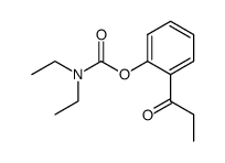 2-propionylphenyldiethylcarbamate结构式