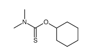 N,N-Dimethylthiocarbamic acid O-cyclohexyl ester结构式