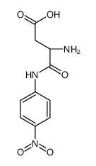 Butanoic acid, 3-amino-4-[(4-nitrophenyl)amino]-4-oxo-, (3S)-结构式