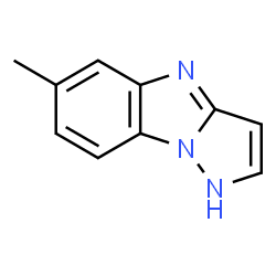 1H-Pyrazolo[1,5-a]benzimidazole,6-methyl-(9CI)结构式