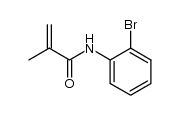 N-(2-Bromophenyl)-2-methylpropenamide Structure