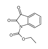 ethyl 2,3-dioxoindole-1-carboxylate Structure