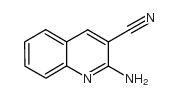 3-Quinolinecarbonitrile,2-amino- structure