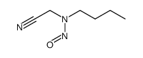 N-n-Butyl-N-nitroso-aminoacetonitrile结构式