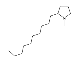 2-decyl-1-methylpyrrolidine Structure