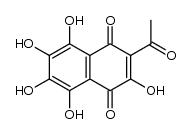 2-Acetyl-3,5,6,7,8-pentahydroxy-1,4-naphthoquinone picture