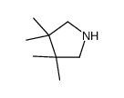 3,3,4,4-tetramethylpyrrolidine结构式