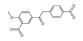 4-methoxy-3,4'-dinitro-deoxybenzoin Structure