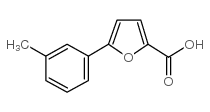 5-(M-TOLYL)FURAN-2-CARBOXYLIC ACID Structure