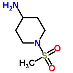 4-Amino-1-(methylsulfonyl)piperidine Structure