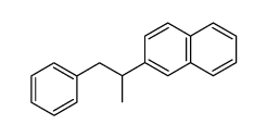 2-(2-naphthyl)-1-phenylpropane结构式