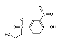 4-(2-hydroxyethylsulfonyl)-2-nitrophenol Structure