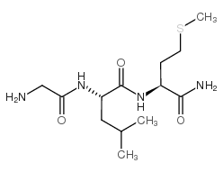 Gly-Leu-Met-NH2 Structure