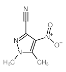 1,5-dimethyl-4-nitro-pyrazole-3-carbonitrile Structure