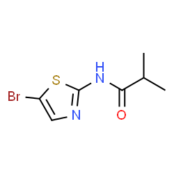 Propanamide,N-(5-bromo-2-thiazolyl)-2-methyl-结构式