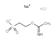 ISETHIONYL ACETIMIDATE SODIUM SALT HYDROCHLORIDE Structure