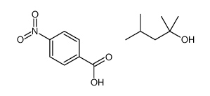 2,4-dimethylpentan-2-ol,4-nitrobenzoic acid Structure