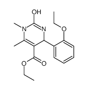 ethyl 6-(2-ethoxyphenyl)-3,4-dimethyl-2-oxo-1,6-dihydropyrimidine-5-carboxylate Structure