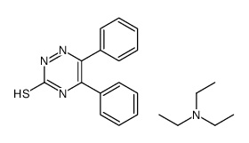 N,N-diethylethanamine,5,6-diphenyl-2H-1,2,4-triazine-3-thione Structure