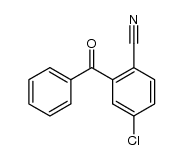 2-benzoyl-4-chlorobenzonitrile Structure