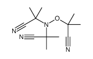 2-[2-cyanopropan-2-yl(2-cyanopropan-2-yloxy)amino]-2-methylpropanenitrile Structure