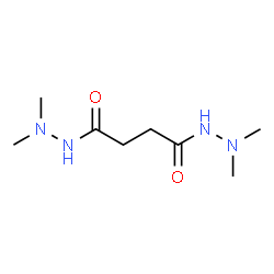 Succinic acid dimethyl hydrazide structure