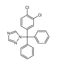 1-[(3,4-dichlorophenyl)-diphenylmethyl]-1,2,4-triazole Structure