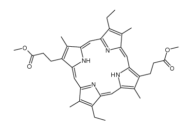 meso-porphyrin-II-dimethyl ester结构式