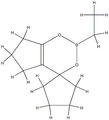 2-Ethyl-6,7-dihydrospiro[cyclopenta[d]-1,3,2-dioxaborin-4(5H),1'-cyclopentane] Structure