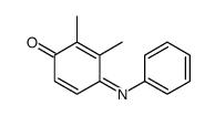 2,3-dimethyl-4-phenyliminocyclohexa-2,5-dien-1-one Structure