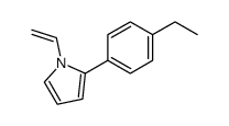 1-Vinyl-2-(p-ethylphenyl)pyrrole Structure