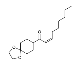 1-(1,4-dioxaspiro[4.5]decan-8-yl)non-2-en-1-one Structure