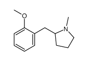 2-[(2-methoxyphenyl)methyl]-1-methylpyrrolidine Structure