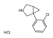 1-(o-chlorophenyl)-3-azabicyclo[3.1.0]hexane hydrochloride Structure