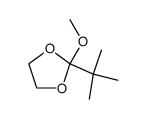 2-methoxy-2-tert-butyl-1,3-dioxolane Structure