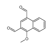 4-methoxynaphthalene-1,3-dicarbaldehyde结构式