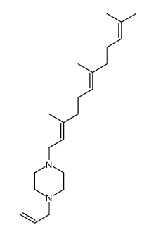 1-Allyl-4-(3,7,11-trimethyl-2,6,10-dodecatrienyl)piperazine Structure