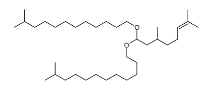 citronellal diisotridecyl acetal Structure