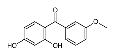 (2,4-dihydroxyphenyl)-(3-methoxyphenyl)methanone Structure