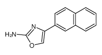 4-naphthalen-2-yl-oxazol-2-ylamine结构式